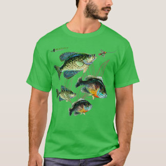 Crappie Bluegill Fishing s Hoodies Black Fly 