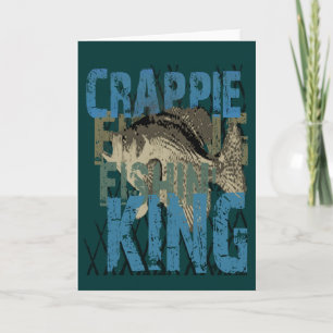 Crappie Fishin' King Card