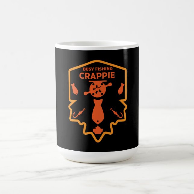 Crappie Fishing Canada Coffee Mug (Center)