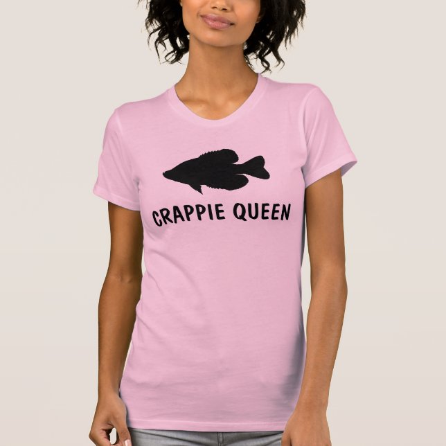 Crappie Fishing template T-Shirt (Front)