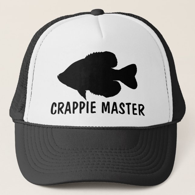 Crappie Fishing template Trucker Hat (Front)