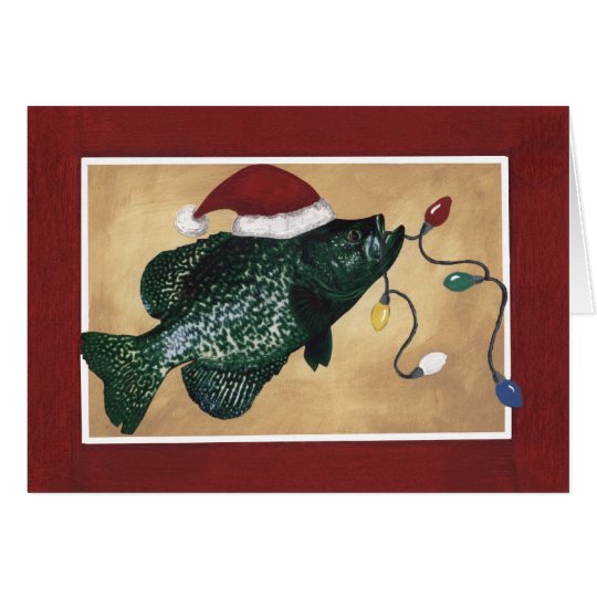 Crappie Holidays Card