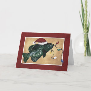 Crappie Holidays Holiday Card