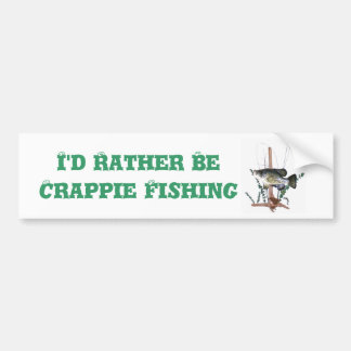 Crappie Mount Bumper Sticker