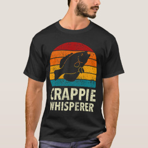 Crappie Whisperer Fishing Freshwater Sport Fishing T-Shirt
