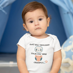 Crappy Day For Baby - Diaper Bodysuit
