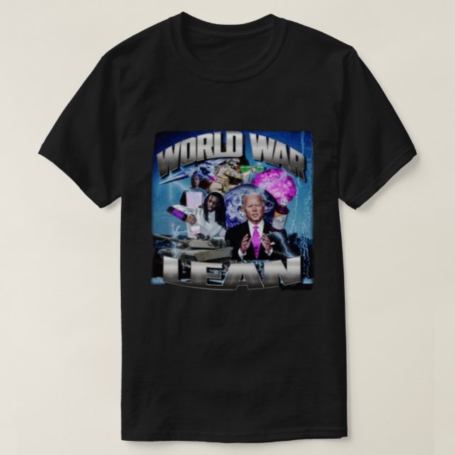 Crappy Worldwide Merch World War Lean TShirt (Design Front)