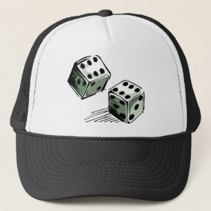 Craps Dice High Roller Gambling Trucker Hat