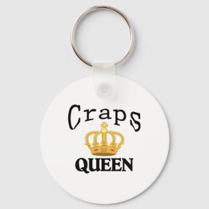 Craps Queen Key Ring