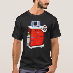 crash cart rrt rapid response icu nurse T-Shirt