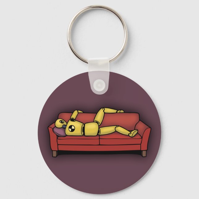 Crash Pad Dummy Key Ring (Front)