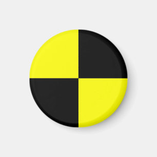 crash test dummies symbol sign car accident magnet