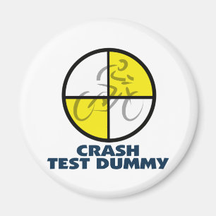 CRASH TEST DUMMY - bike Magnet