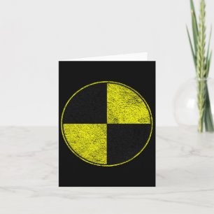 Crash Test Dummy Costume Pretend I'm A Crash Test  Card