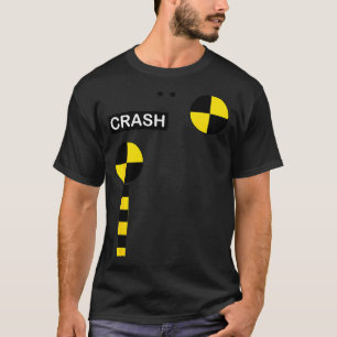 Crash Test Dummy Easy Last Minute Halloween Costum T-Shirt