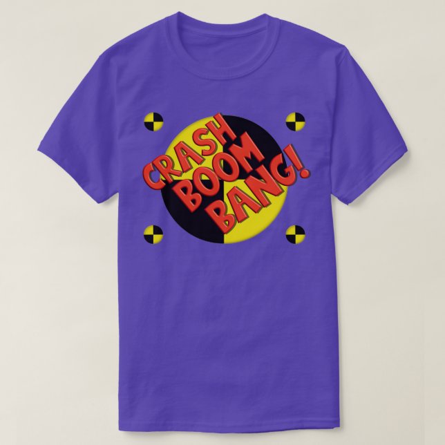 Crash Test Dummy Funny Costume T-Shirt (Design Front)
