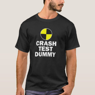 Crash Test Dummy Last Minute Costume Funny Hallowe T-Shirt