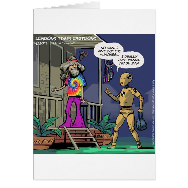 Crash Test Hippie Funny (Front)
