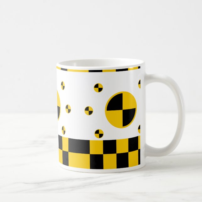 Crash Test Markers Bold Style Coffee Mug (Right)