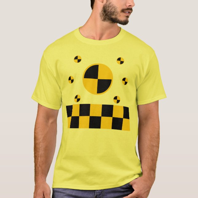 Crash Test Markers Graphics T-Shirt (Front)