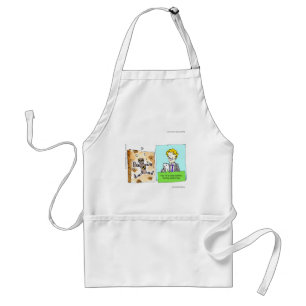 Crash Text Dummy Funny Standard Apron
