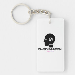 CrashDummyDom Gaming Logo KeyChain
