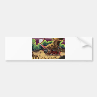 Crashed World War Fighter Aircraft Bumper Sticker