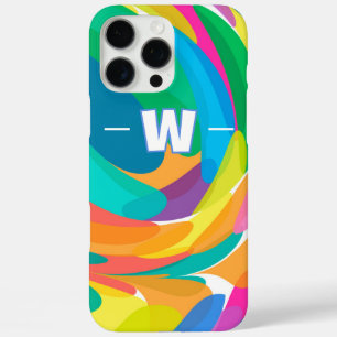 Crashing Colourful Waves iPhone 16 Pro Max Case