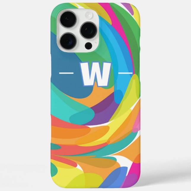 Crashing Colourful Waves Case-Mate iPhone Case (Back)