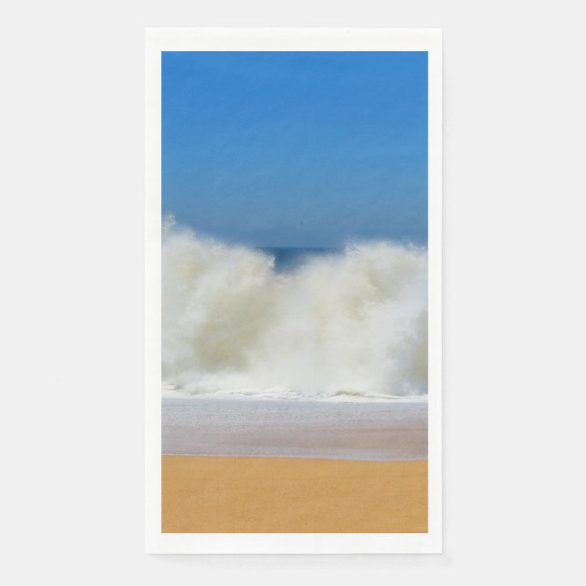 Crashing Ocean Waves Guest Paper Napkin (Front)