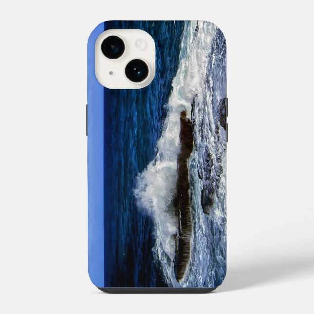 Crashing Wave On Rock Formation Case (Back)