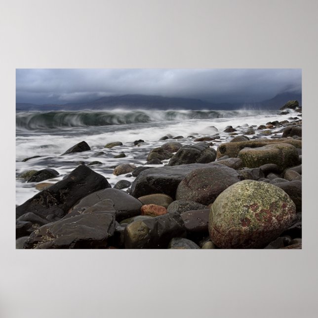 Crashing Wave. Poster by cARTerART  (Front)