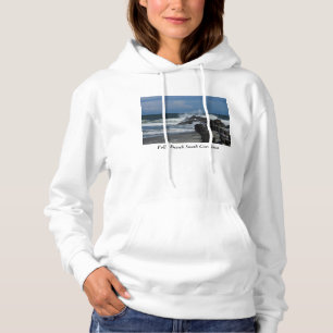 Crashing Waves At Folly Hoodie