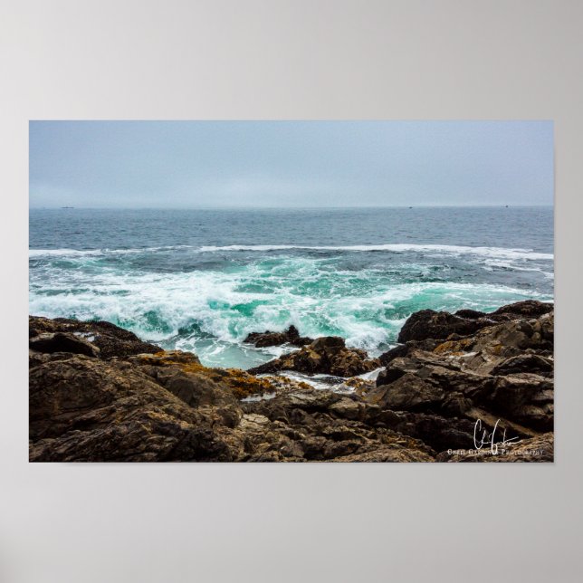 Crashing Waves Poster (Front)