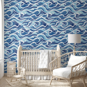 crashing waves wallpaper