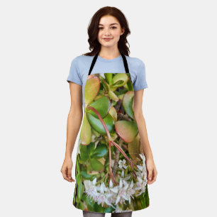 Crassula ovata All Over Print Apron