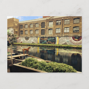 Crate Brewery Canal Side River Lea Postcard