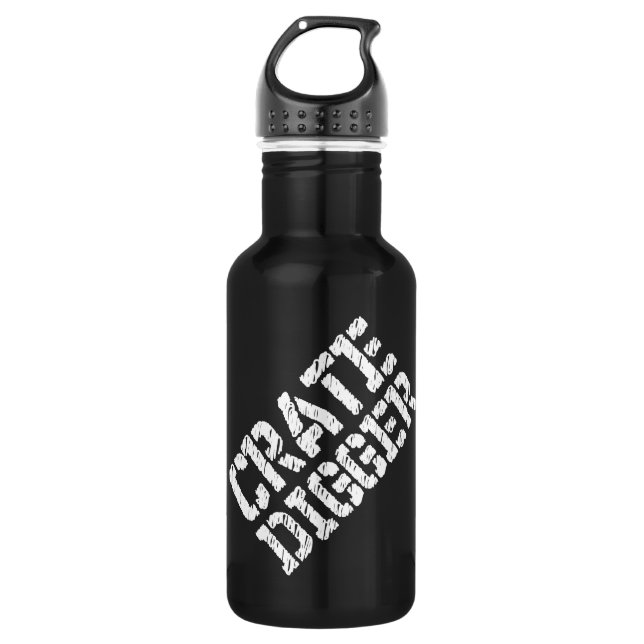 Crate Digger 532 Ml Water Bottle (Front)