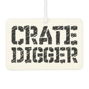 Crate Digger Car Air Freshener