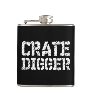 Crate Digger Hip Flask