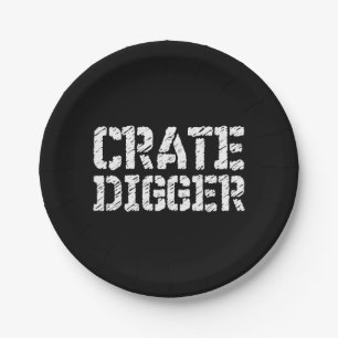 Crate Digger Paper Plate