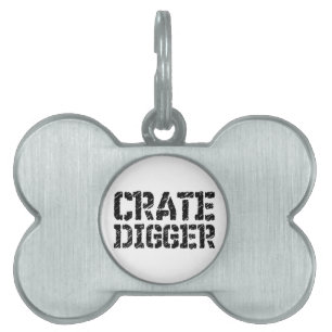 Crate Digger Pet Tag