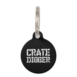 Crate Digger Pet Tag
