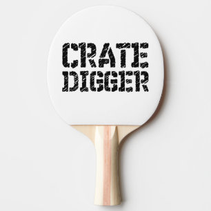 Crate Digger Ping Pong Paddle