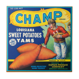 Crate Lables Design Ceramic Tile