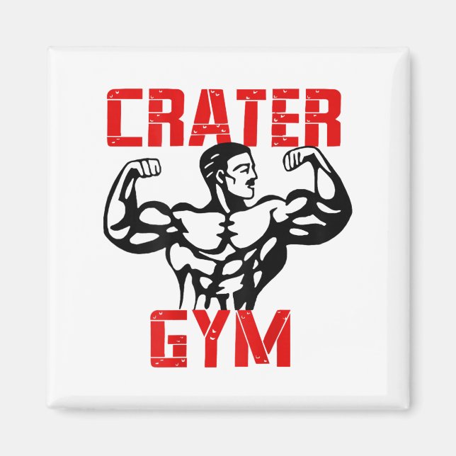 Crater Gym  Magnet (Front)
