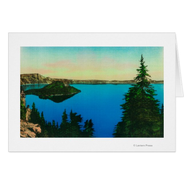 Crater Lake and Wizard Island View (Front Horizontal)