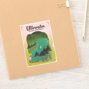 Crater lake Canada Travel poster