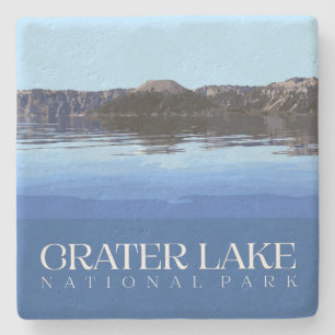 Crater Lake Coaster, National Park Stone Coaster