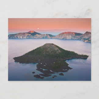 Crater Lake Moonrise Postcard